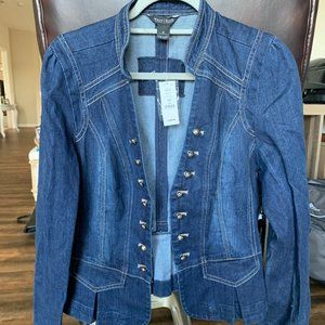 White House Black Market Denim Jacket